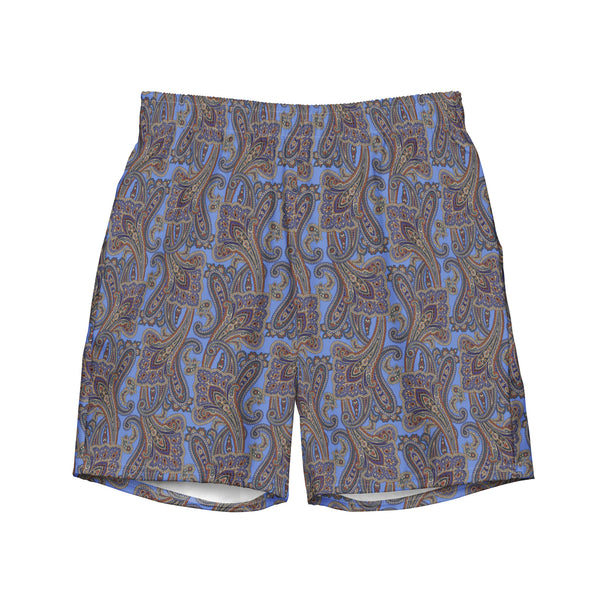 Kashmir Swim Trunks: Recycled Polyester Beach Shorts