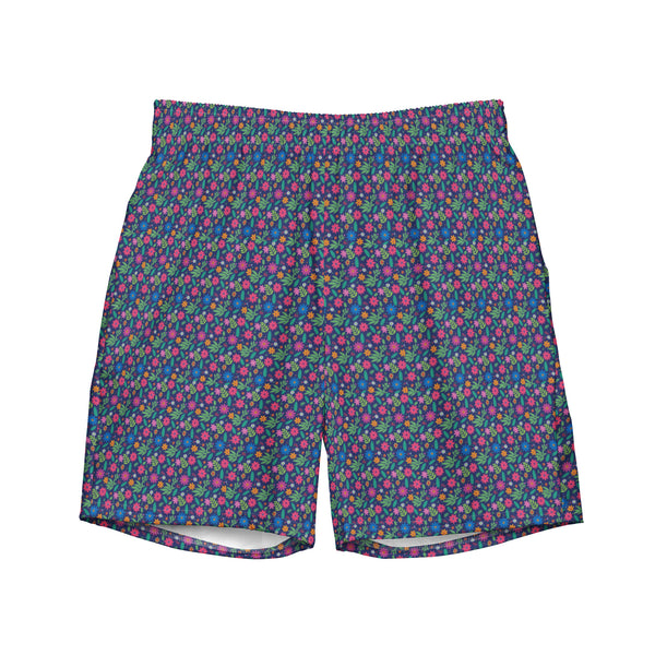 Floral Swim Trunks: Versatile Gym & Beach Activewear